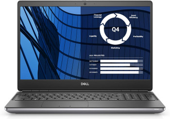 Front View, Dell Precision 7550 15.6" Laptop Computer Intel Core i7 10th Generation 32GB Ram 512GB SSD Wi-Fi Windows 11 Professional