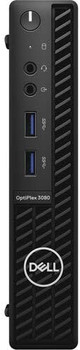 Front View,  Dell OptiPlex 3080 Micro Computer Intel Core i5 10th Generation 8GB RAM 512GB SSD Wi-Fi Windows 11 Professional
