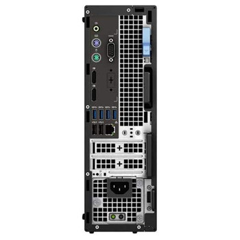 Back View, Dell Precision 3431 SFF Intel Core i7 9th Generation 16GB RAM 512GB SSD Wi-Fi Windows 11 Professional