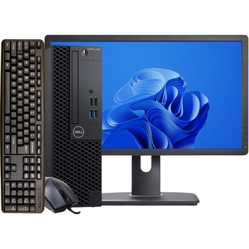 Dell OptiPlex 5060 SFF Intel i5-8500 3.00 GHz 16GB RAM 128GB SSD 20in LCD Windows 11 Pro Wi-Fi