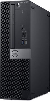 Dell OptiPlex 5070 Small Form Factor (SFF) Intel Core i5 9th Gen. 32GB RAM 1TB SSD 19in LCD Windows 11 Pro, Wi-Fi, DVD/RW