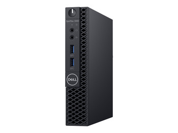 Right Side View Dell Desktop 3060 Micro Intel i3-8100T 3.1GHz 8th Gen 8GB RAM 256GB SSD Windows 11 Pro