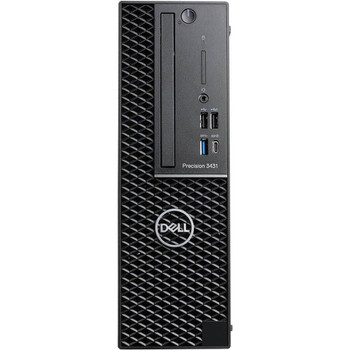 Dell Precision 3431 SFF Desktop Computer Intel i7 9th Gen 16GB RAM 256GB SSD Windows 11 Home, Wi-Fi, Optical Drive, AMD Radeon PRO WX 2100