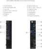 Dell OptiPlex 3060 Mini Pc Intel i3 8th Gen 8GB RAM 128GB Windows 11 Pro Wi-Fi