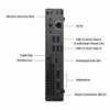 Dell OptiPlex 7080 Micro Desktop Intel Core i5 10th Gen 16GB RAM 256GB SSD Windows 11 Pro